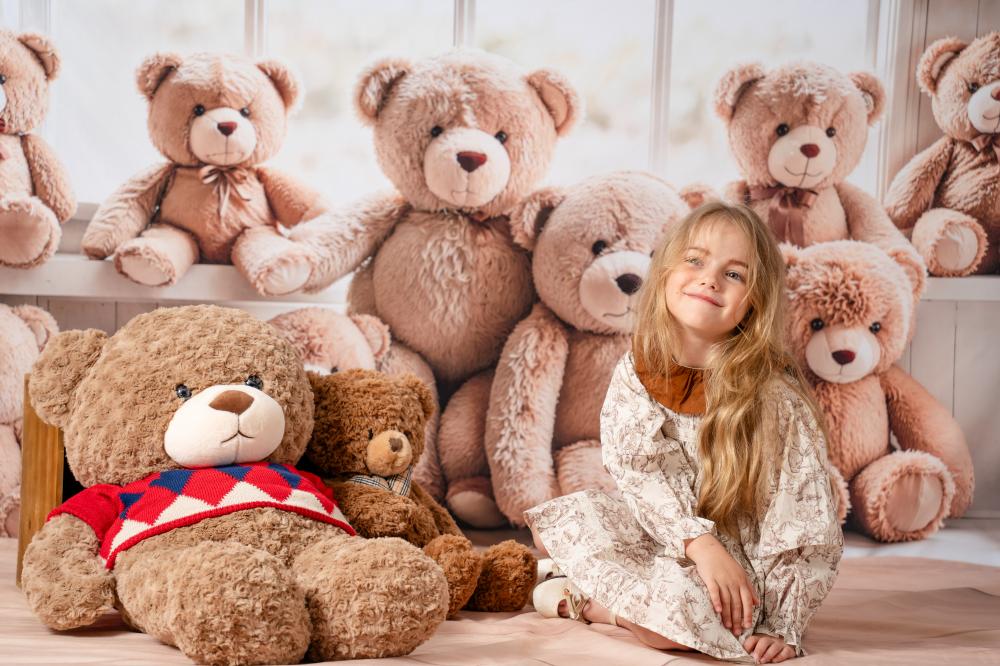 RTS Kate Cake Smash Brown Teddy Bear Photo Kit Photography Backdrops&Props Themed Bundle
