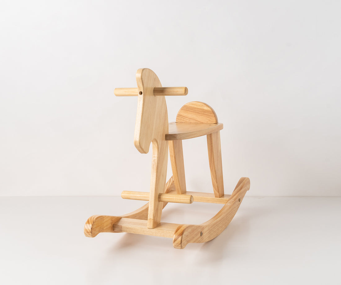 Kate Wooden Horse Rocking Chair