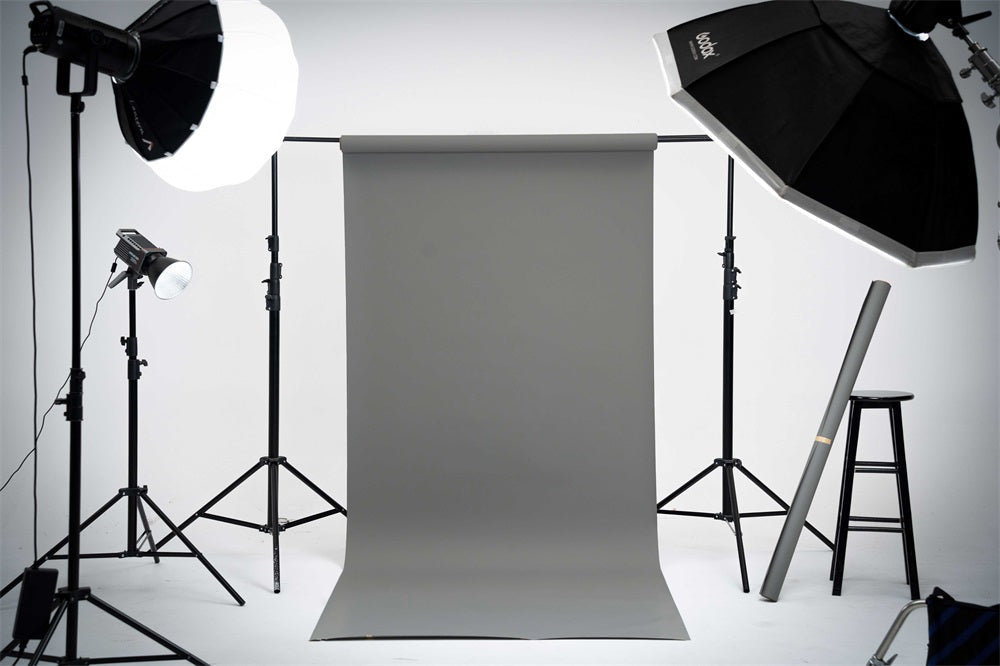 RTS Kate Light Gray Seamless Paper Backdrop for Photography (US ONLY)