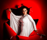 RTS Kate Scarlet Red Seamless Paper Backdrop for Photography (US ONLY)