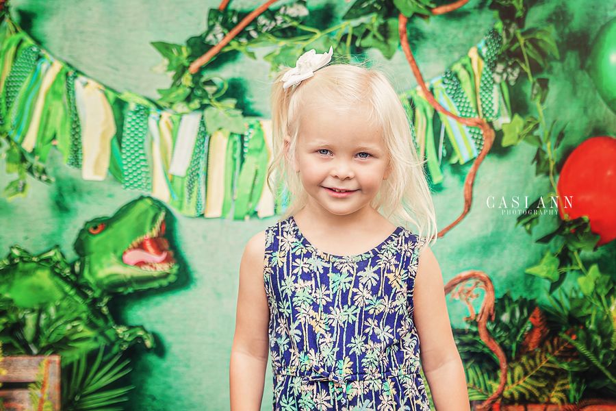 RTS Kate Wild Dinosaur Backdrop Designed by Jia Chan Photography