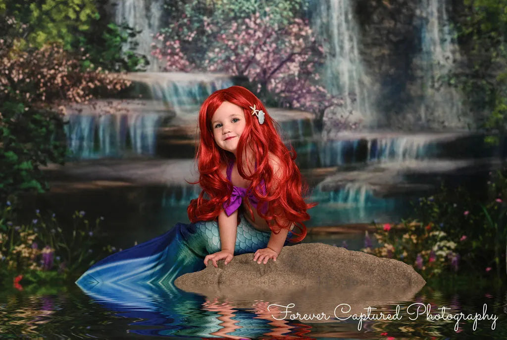 Kate Mermaid Water Summer Backdrop - Kate Backdrop