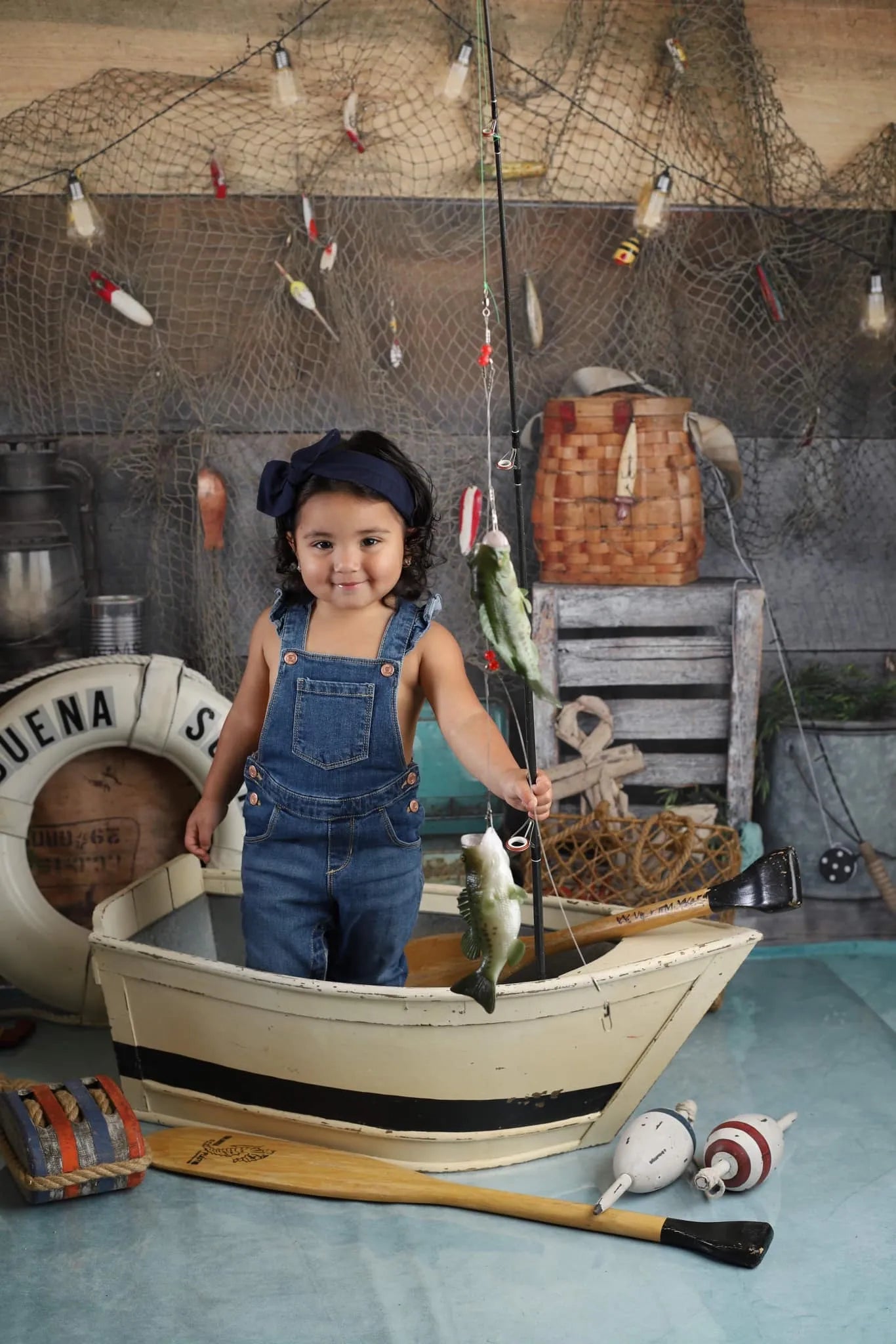 Kate Summer Go Fishing Children Backdrop Father's day Designed By Arica Kirby