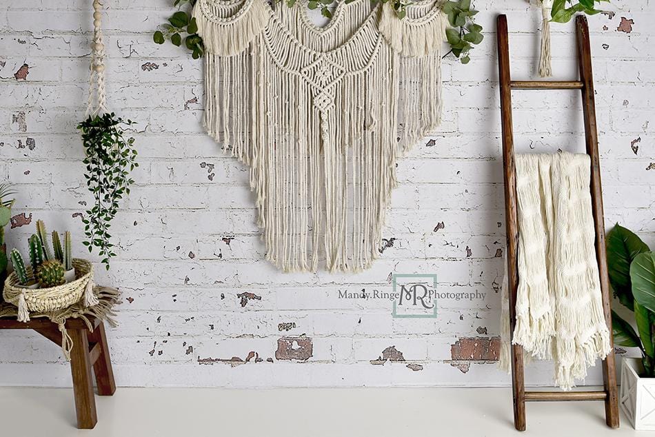 RTS Kate Mother's Day Boho Macrame Bedroom Wall Backdrop Designed By Mandy Ringe Photography