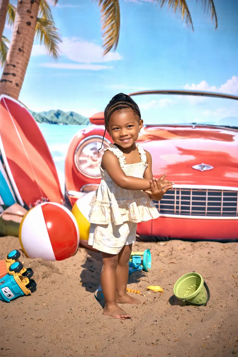 Valentine's Pink Candy House Foto Achtergrond Designed by Mini MakeBelieve