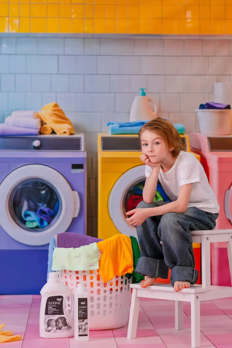 Sfondo Colorato per Lavanderia Design di Emetselch