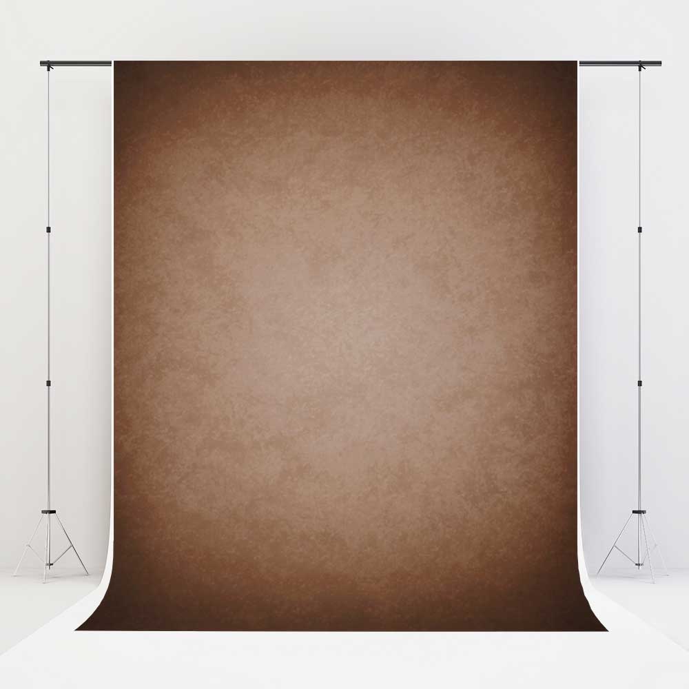 Kate Old Master Abstract Texture Light Brown Fleece Backdrop for Photography