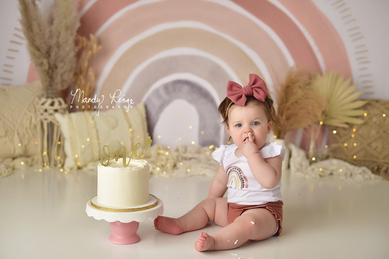 Kate Boho Rainbow Backdrop Designed by Mandy Ringe Photography (US ONLY) (Clearance US only)