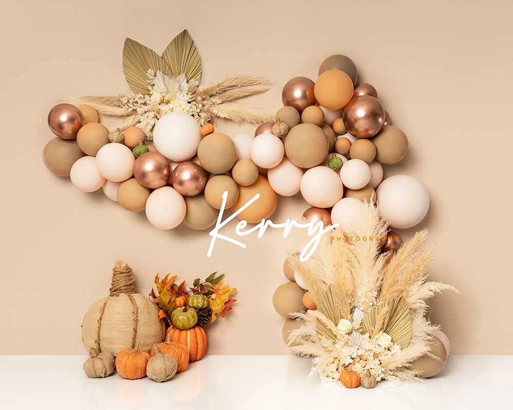RTS Kate Autumn Pumpkin Backdrop for Photography Designed by Kerry Anderson