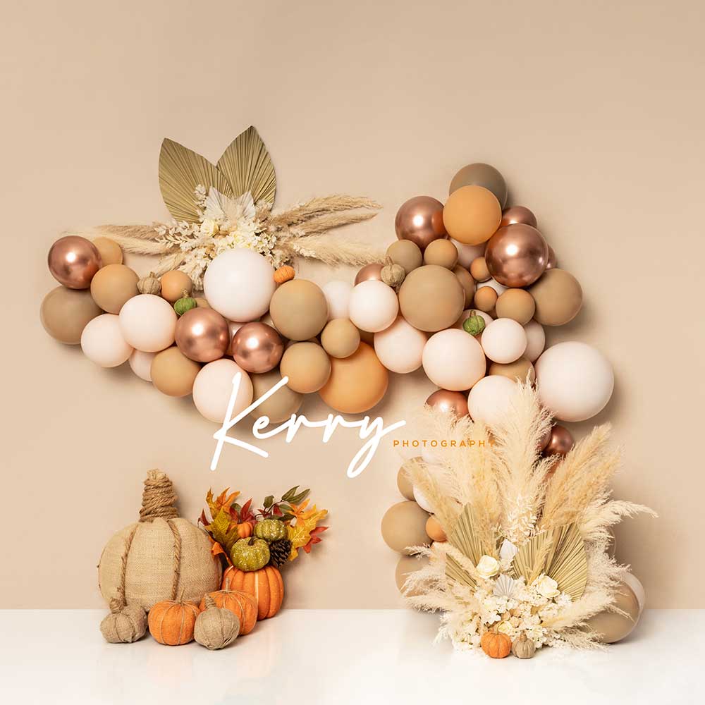 RTS Kate Autumn Pumpkin Backdrop for Photography Designed by Kerry Anderson