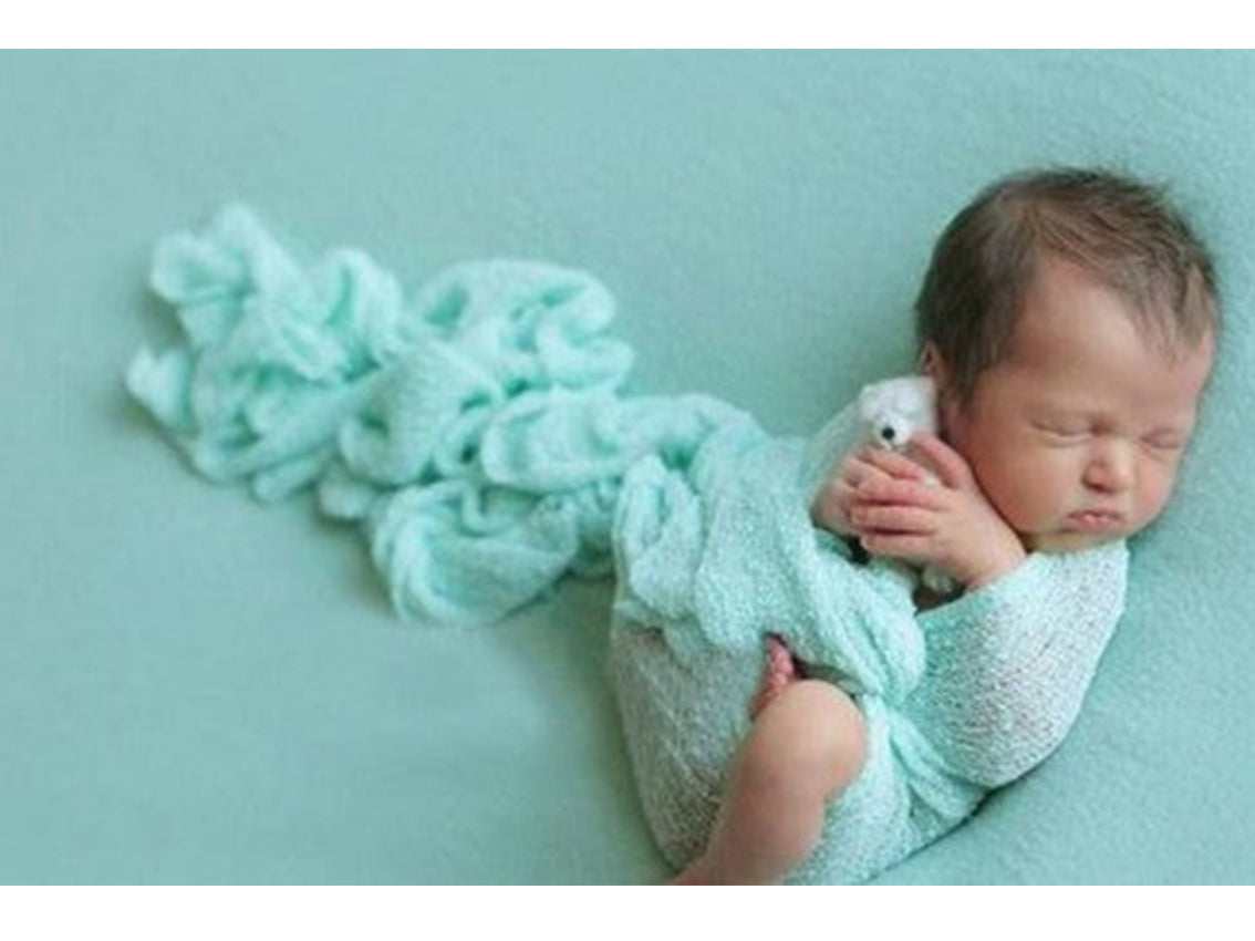 Kate 40x150cm Cotton Yarn Newborn Baby Swaddle Posing Wrap Fabric