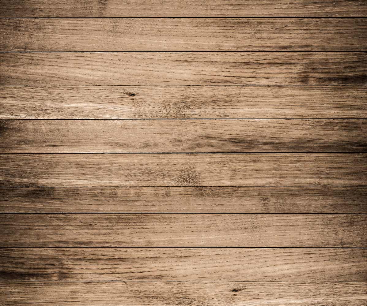 Kate Brown Wood Rubber Floor Mat