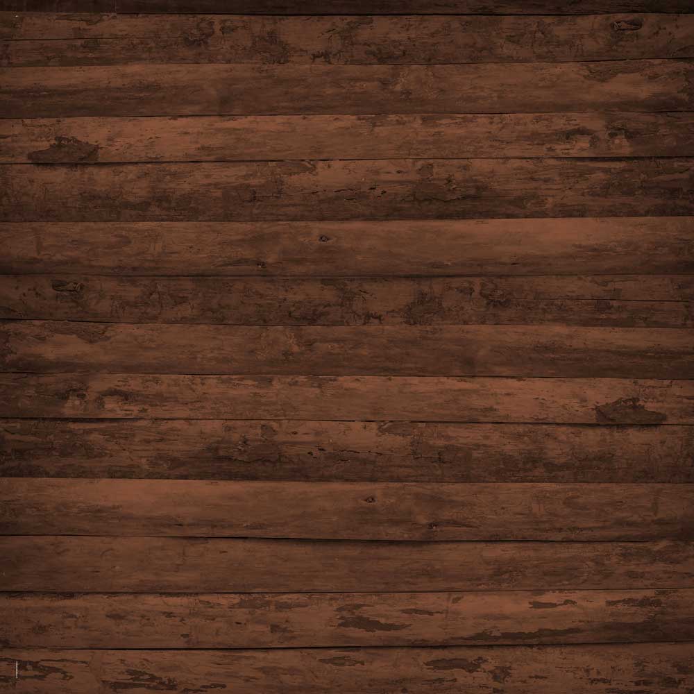 Kate Brown Tones Wood Rubber Floor Mat