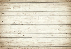 Tappeto in legno bianco Kate Gray con suola in gomma
