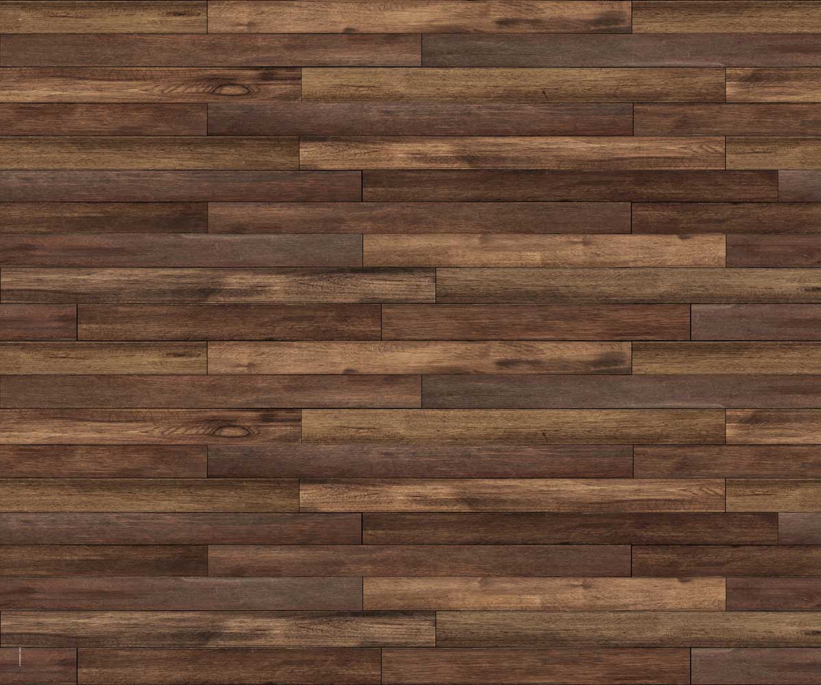 Kate Dark Vintage Wood Rubber Floor Mat