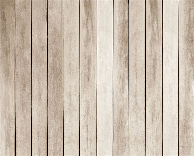 Tapete de Suelo de Goma con Tablas de Madera