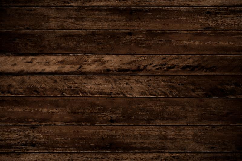 RTS Kate Dark Brown Wood Grain Rubber Floor Mat