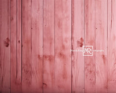 Kate Pink Doll Wood Rubber Floor Mat designed by Mandy Ringe Photography