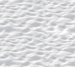 Kate Winter Snow Printed Rubber Floor Mat