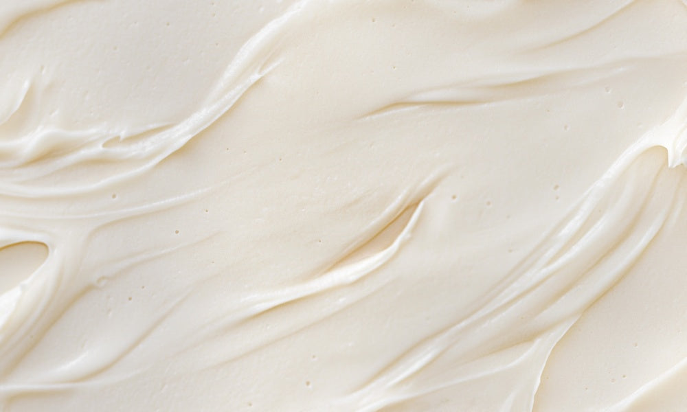 Kate Abstract White Cream Rubber Floor Mat Designed by Mini MakeBelieve