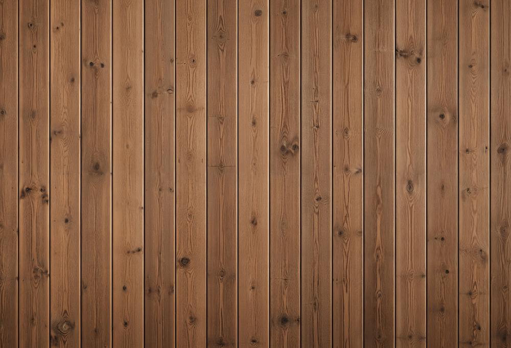 Kate Vintage Brown Wood Rubber Floor Mat