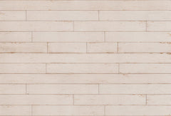 Kate Beige Vintage Wood Rubber Floor Mat