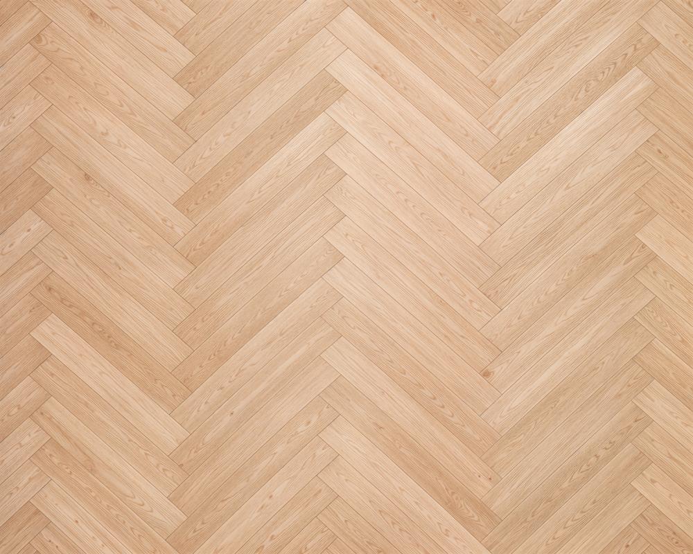 Kate Herringbone Light Brown Rubber Floor Mat