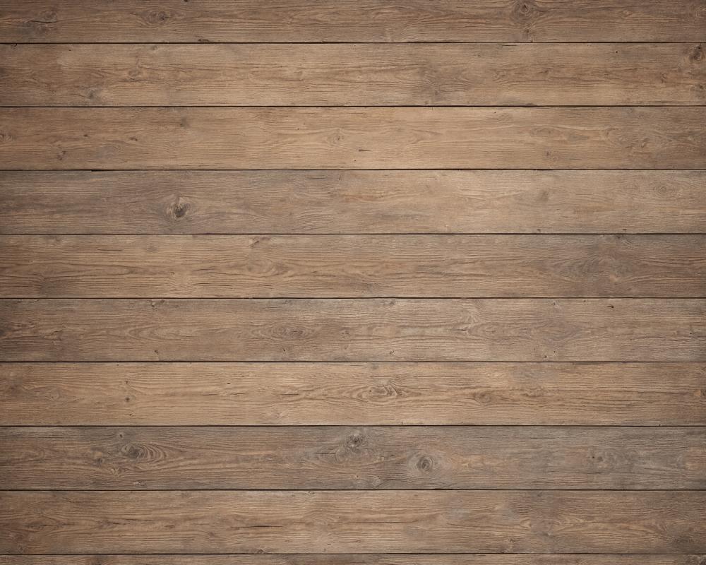 Kate Brown Wood Plank Rubber Floor Mat