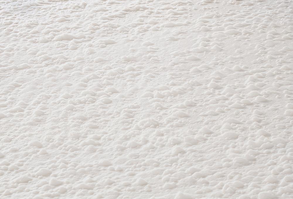 Kate Winter White Powdery Compacted Snow Subtle Tracks Rubber Floor Mat