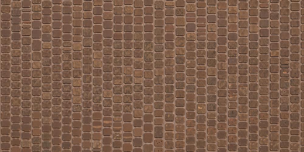 Kate Brown Cobblestone Rubber Floor Mat