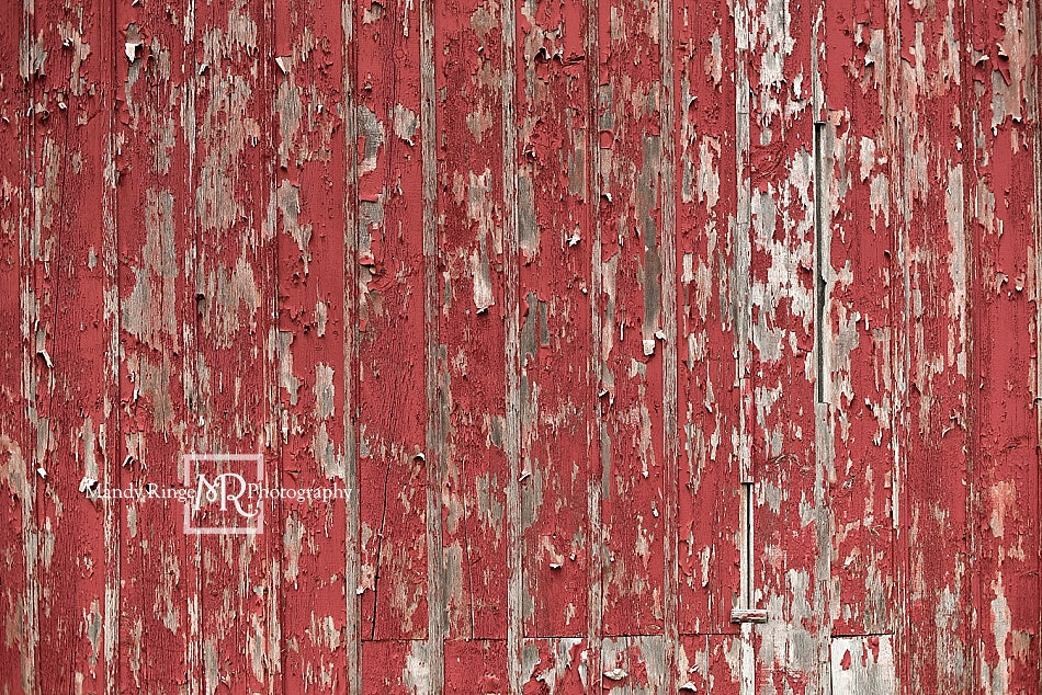 RTS Kate Rustic Red Barn Wood Backdrop for Photography Designed By Mandy Ringe Photography