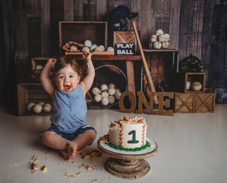Kate Vintage Baseball Sports Printed Backdrop Designed By Mandy Ringe Photography