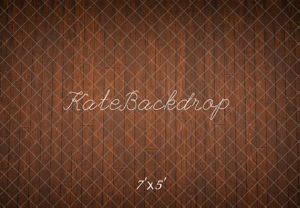 Kate Brown Wood Plank Floor Printed Backdrop Printed Backdrop Designed by Megan Leigh Photography