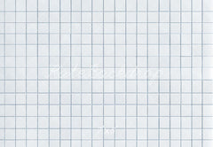 Kate Light Blue Grid Tile Floor Printed Backdrop Designed by Kate Image