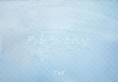 Winter IJsblauwe Vloer Foto Achtergrond Designed by Kate Image