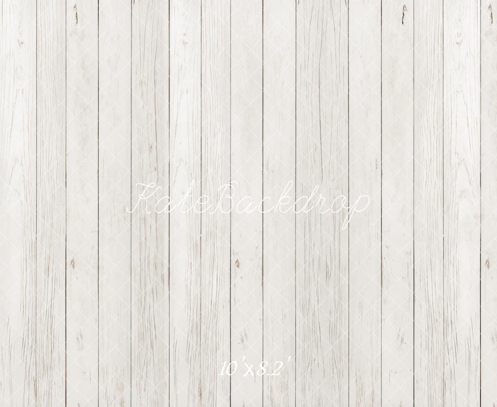 Kate White Wood Retro Wall Backdrop Designed by Kate Image