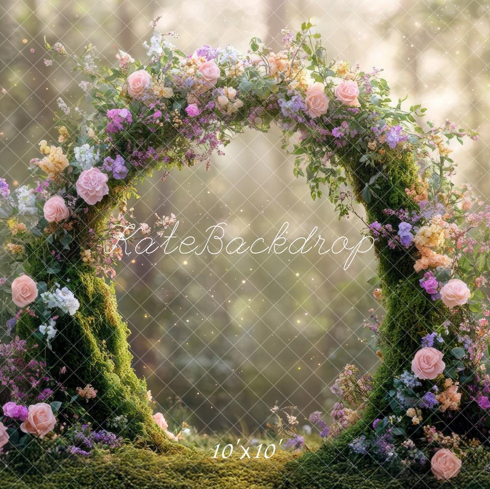 Kate Fantasy Fairy Floral Arch Backdrop Designed by Mini MakeBelieve