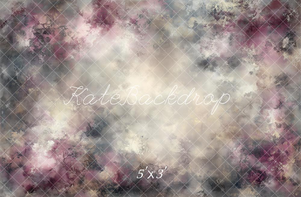 Kate Gothic Mauve Abstract Texture Printed Backdrop Designed by Angela Miller