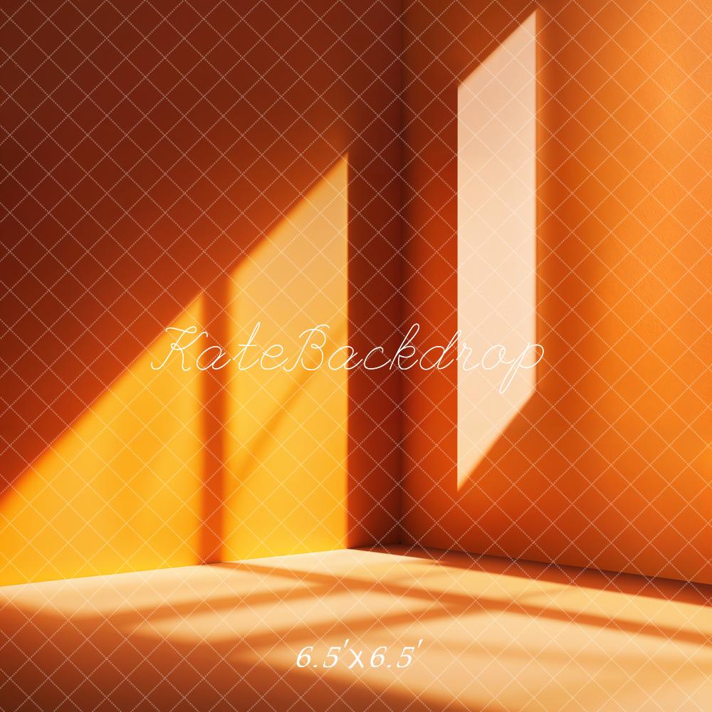 Fashion Oranje Licht Schaduwen Hoek Foto Achtergrond Designed by Emetselch