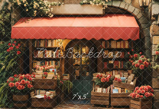 Negozio di Libri Rose Vintage Sfondo progettato da Emetselch