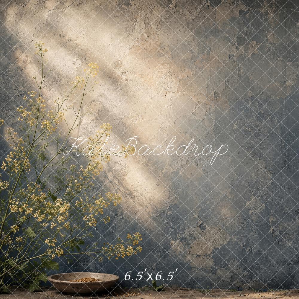 Kate Easter Cross Rustic Wildflower Sunlight Printed Backdrop Designed by Shutter Swan Studios
