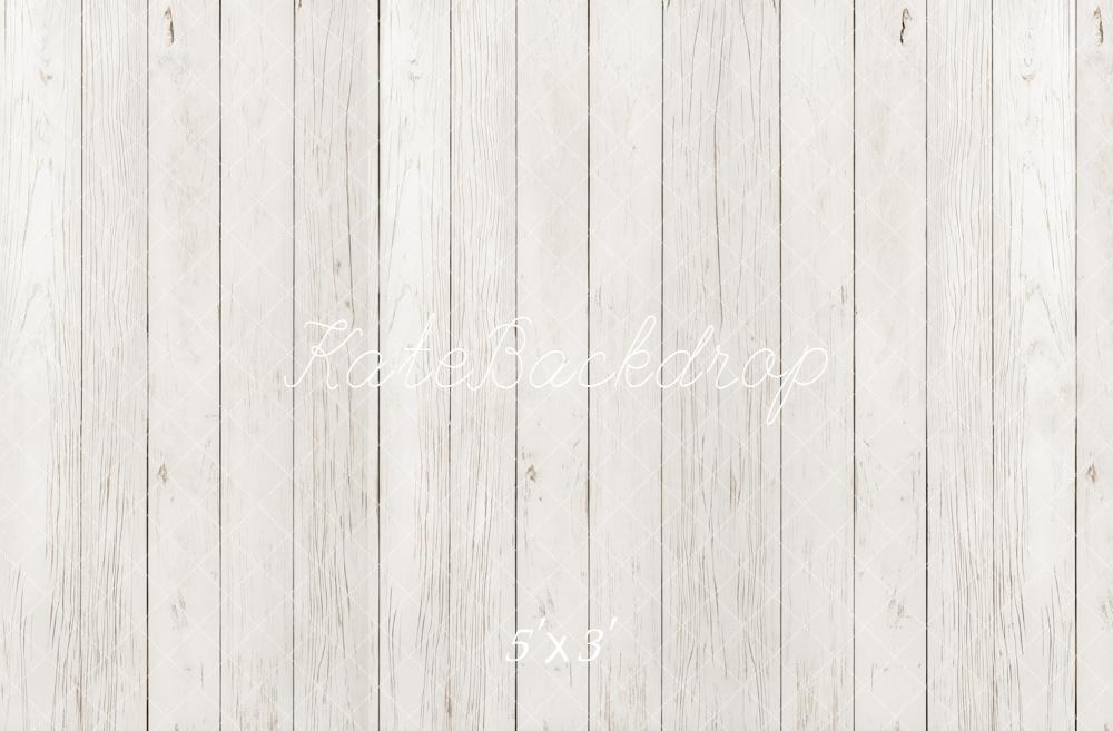 Kate White Wood Retro Wall Backdrop Designed by Kate Image
