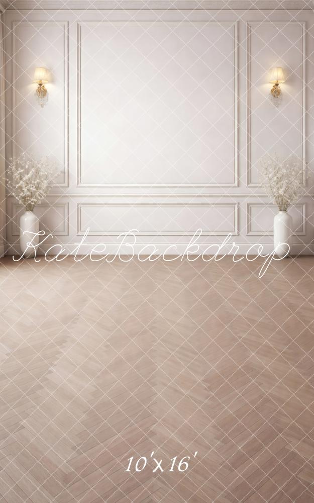 Kate Sweep Elegant Interior Wall Paneling Vase Printed Backdrop Designed by Vertigo Productions