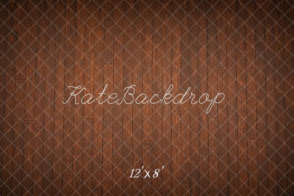 Kate Brown Wood Plank Floor Printed Backdrop Printed Backdrop Designed by Megan Leigh Photography
