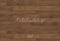 Kate Brown Wood Floor Printed Backdrop Designed by Kate Image