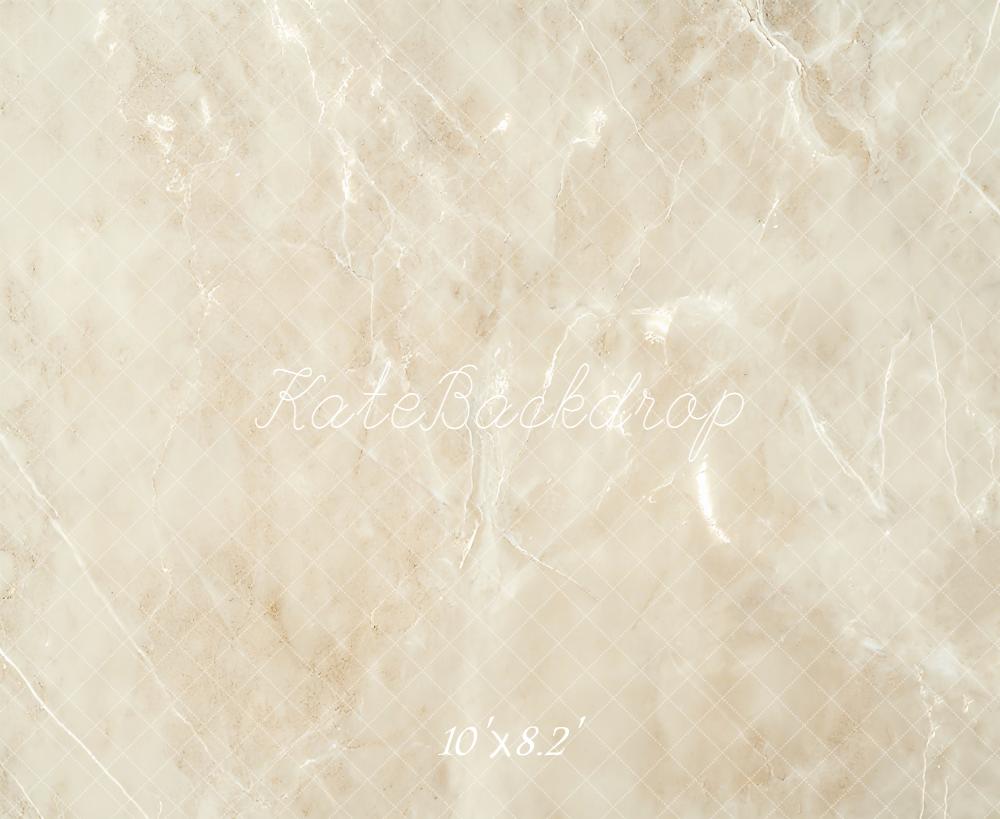 Kate Beige Marble Abstract Texture Floor Backdrop Designed by Emetselch