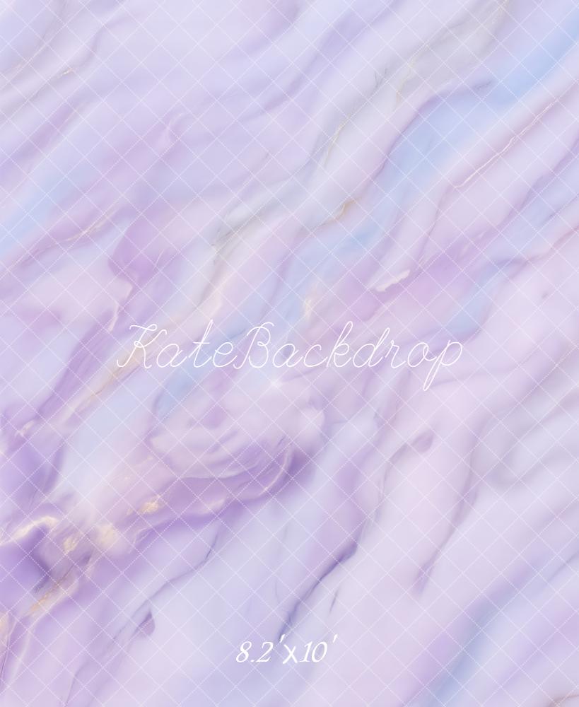 Kate Abstract Texture Pastel Purple Marble Backdrop Designed by Kate Image