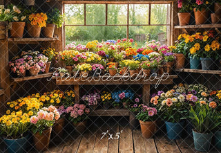 Fondo Interior de la Florería de Primavera Diseñado por Emetselch