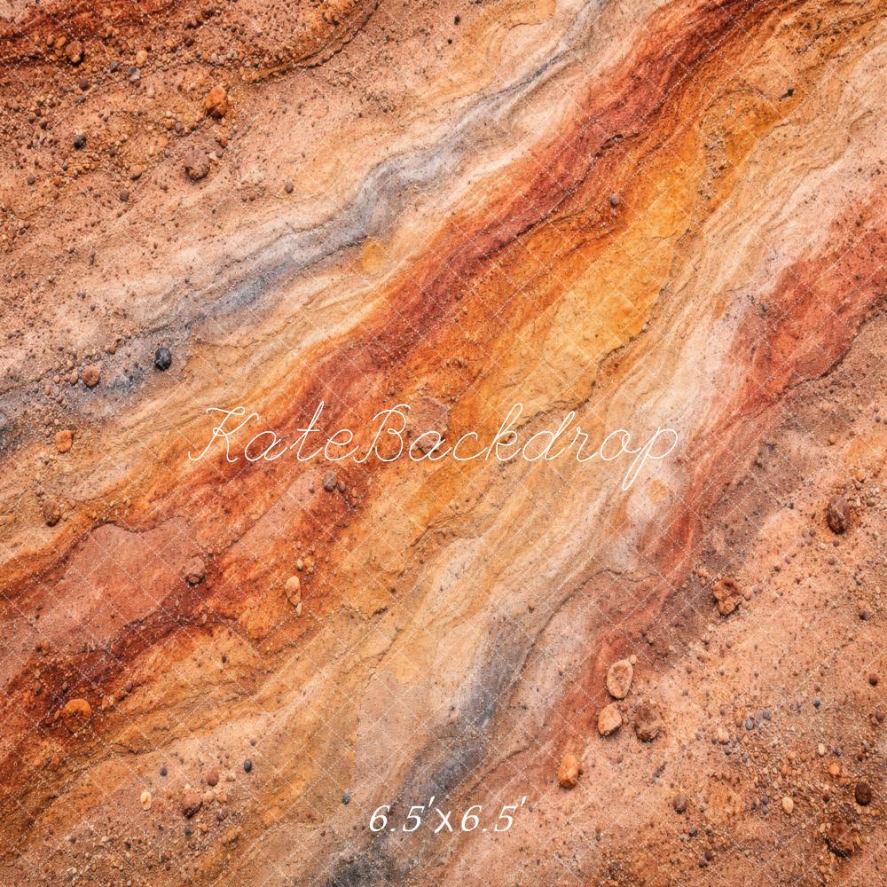 Kate Abstract Texture Earthy Layered Stone Printed Backdrop Designed by Vertigo Productions