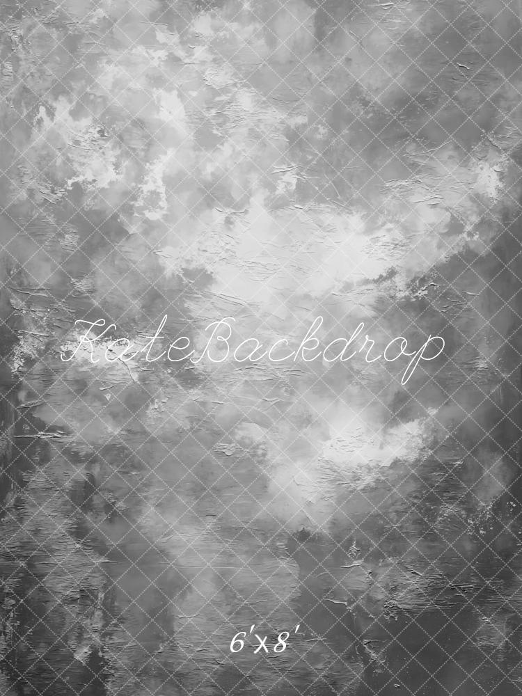 TEST Kate Gray Abstract Texture Printed Backdrop Designed by Kate Image